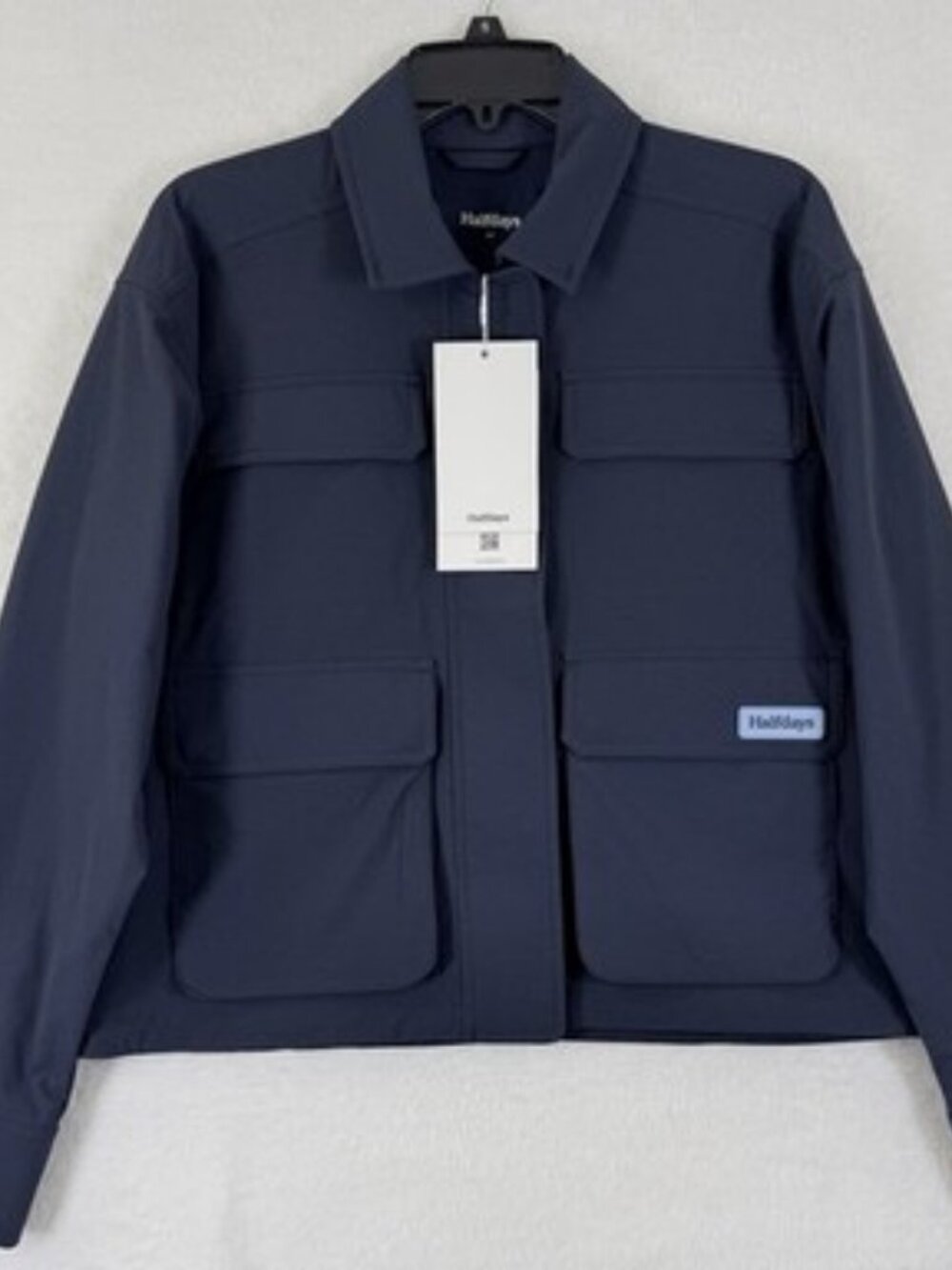 Halfdays Nan Field Jacket Small Womens Navy Blue Utility New NWT $145